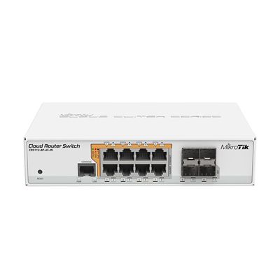 Mikrotik Crs112 8p 4s In Switch 8xgb 4xsfp L5